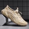 Fashion Non-Slip Men's Summer Shoes Breathable Male Casual Shoes Leisure Walk Mesh Loafers Moccasins Outdoor Men Simple Comfy Sneakers