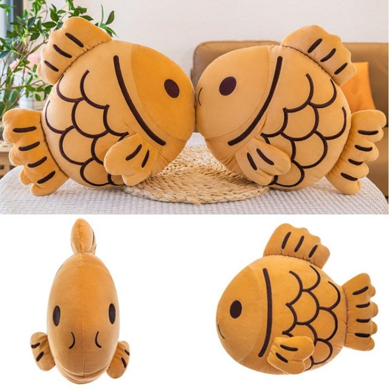 Креативная плюшевая игрушка-подушка в виде рыбы для детских подарков и украшения дома