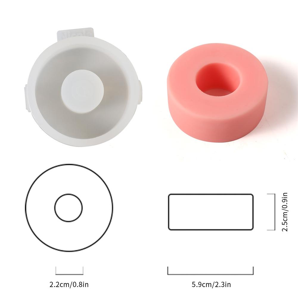 Стеклянная форма для свечей, форма для изготовления ароматических свечей своими руками, для конических свечей диаметром 2,2 см, инструменты для рождественского украшения ручной работы