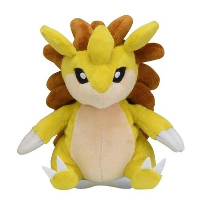 Оригинальная плюшевая игрушка Pokémon Center Pokémon fit Сэндпэн 14 x 10 x 9 (В x Ш x Г: см)
