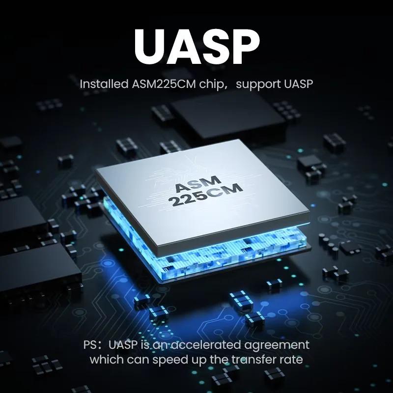 2,5/3,5-дюймовый корпус для жесткого диска USB3.0, корпус для жесткого диска SATA - USB 3.0, внешний жесткий диск, 10 ТБ, адаптер для ПК, ноутбука