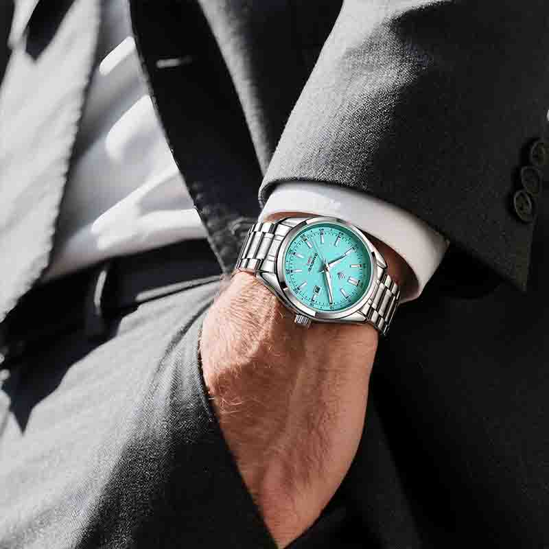 BANGWEI Men's Watches Waterproof Luminous Quartz Wristwatch Fashion Male Watch Sports Luxury Watches Gift For Men reloj+BOX
