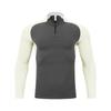 Mens Long Sleeve Sports T-Shirt Half-Zip Stand Collar Quick Dry Running Training Top Tennis Frisbee