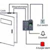 Цифровой электрический RFID-считыватель, сканер отпечатков пальцев, система биометрического распознавания, система контроля доступа по отпечаткам пальцев X6 + 10 шт. брелоков