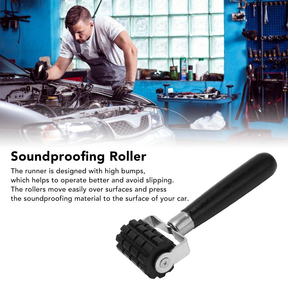 2pcs 6.9in Length Noise Insulation Roller Application Rolling Wheel For Car Enthusiasts