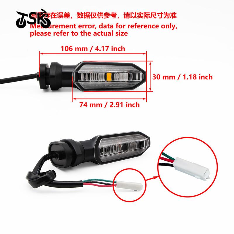 LED Turn Signal Indicator Light For HONDA NC700 NC 750 S X DCT CTX700 CBR650F CB650F CBR600RR Blinker Lamp Motorcycle Accessorie