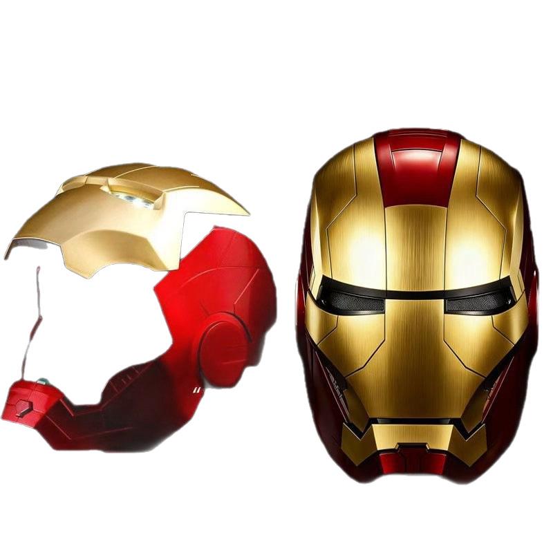 Железный человек 1:1 Шлем Jarvis для ношения - Электрическая трансформирующаяся маска-игрушка для детей