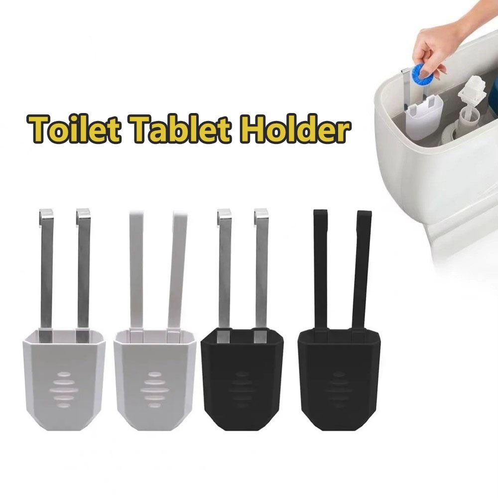 Anti-Damage Toilet Tank Bracket Rust Resistant Toilet Tank Tablet Rack Toilet Bowl Cleaning
