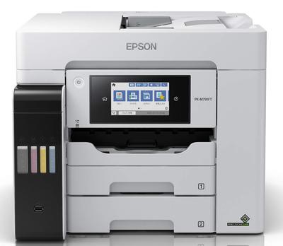 Принтер Epson, оснащенный Eco Tank A4, цветное струйное многофункциональное устройство, белая кассета, модель Compact PX-M791FT, 2-уровневая