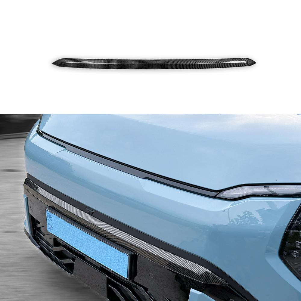 Для Kia EV3 2024 2025 Отделка центральной консоли из углеродного волокна, кнопок стеклоподъемника, центрального воздуховода, накладка на задний ряд, аксессуары для тюнинга автомобиля, LHD