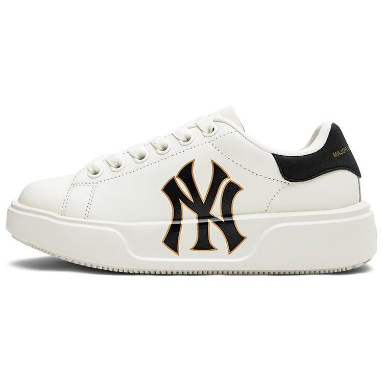 MLB Chunky Classic Низкие кроссовки Унисекс Кроссовки Бежевый Черный 3ASXCCB3N-50IVS