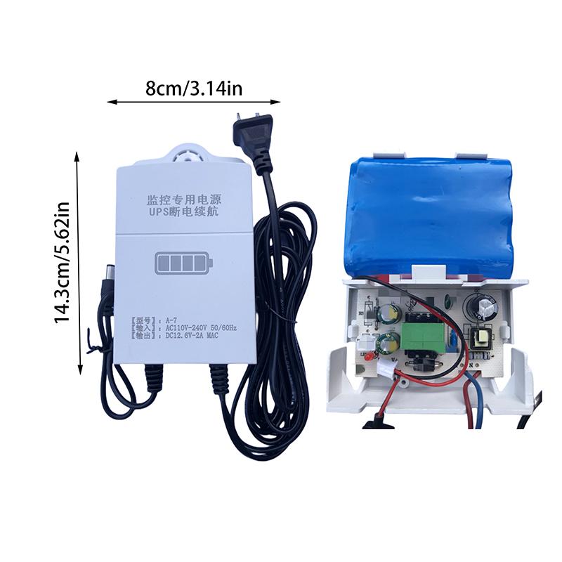 12 В-2 А Источник Бесперебойного Питания Для Wi-Fi, Маршрутизатора, Модема, Камеры Безопасности Мини-ИБП Резервный Аккумулятор Защитник Us Plug