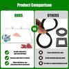 Fish Feeding Ring Aquarium Floating Food Feeder Square Ring with Suction Cup Fish Tank Accessories for Guppy Betta Goldfish