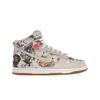 X Supreme Sb Dunk High Qs Rammellzee Белый