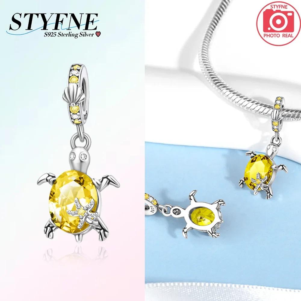 Exquisite Copper Colorful Star Turtle Charm Fit Original Bracelet Women Necklace Jewelry Gift Copper Charm Beads