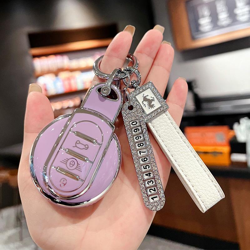 Applicable BMW Mini Key Case Countryman Cooper Key Case f54f55f56F60 Shell Ring Female