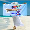 Ultra-Soft Beach Towel with Doggyland Theme,Ideal for Pool - Camping, Diving - Perfect Travel Essential, Vibrant Beach Towel.
