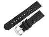 King Watch Parts Compatible with Tag Heuer Rubber Belt for Formula 1 External Product Black Perforated 22mm [Import Original]