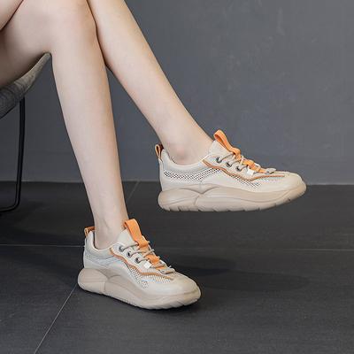 Сандалии кожаные спортивные повседневные женские туфли