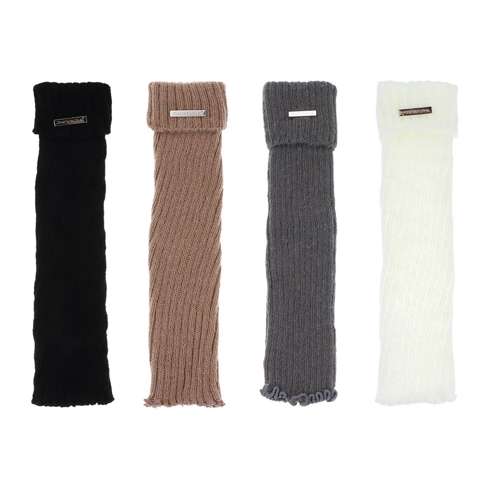 Warm Knitted Leg Warmers Stacked Ankle Warmer Academy Style Boot Stockings  Women