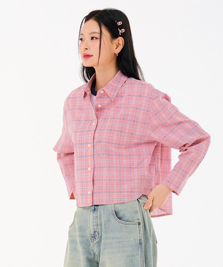 CHASECULT Women'S Crop Check Shirt-Fbrg5475C0P