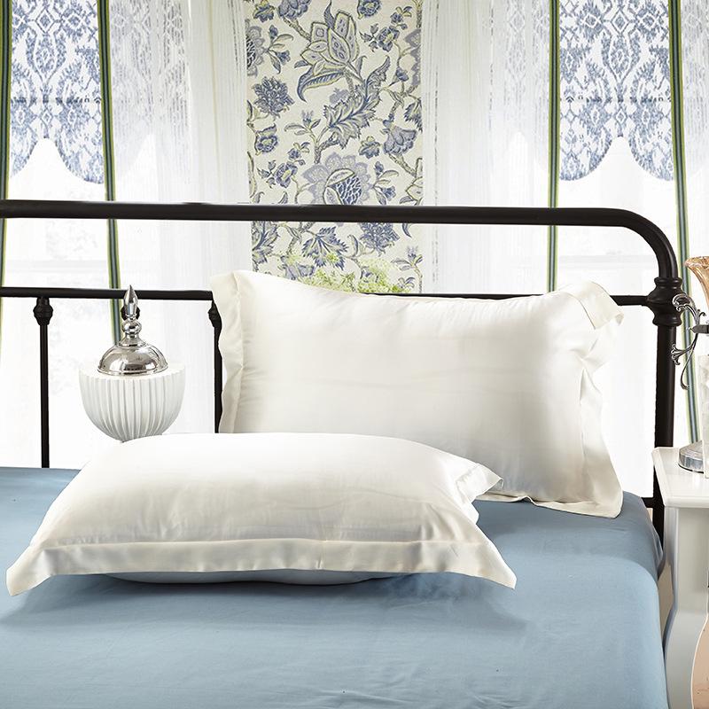 2 шт. атласная наволочка из чистого шелка, краткий цвет для закрытия конверта, атласная наволочка для подушки, защита для женщин, роскошь, бесплатная доставка, горячая распродажа 2025 г.