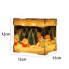 Cube Design Nightlight Material Package DIY Snow Scene Decorative Light Christmas Lighting Decoration Gift for Family Friends