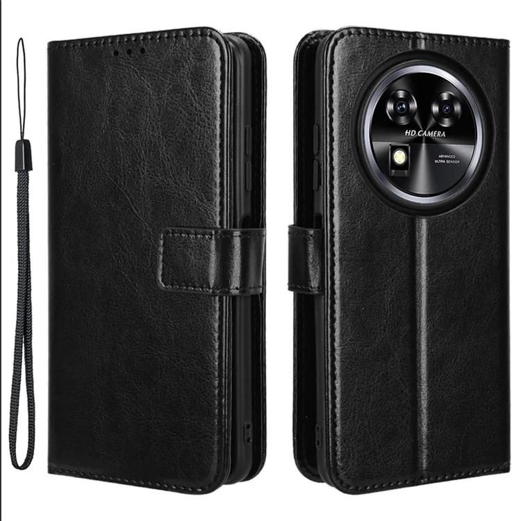 Для Oukitel C37 чехол-кошелек из искусственной кожи чехол для телефона Crazy Horse Texture