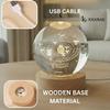 Universe Crystal Ball Night Light,3D Glass Ball Night LED Lamp
