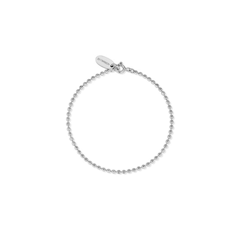 NORMALLEE [Silver 925] Glitter Ball Bracelet (L)