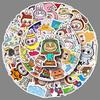 50 Labubu Graffiti Stickers: Cute Cartoon Decor for Phone Cases, Suitcases, Water Cups, Journals