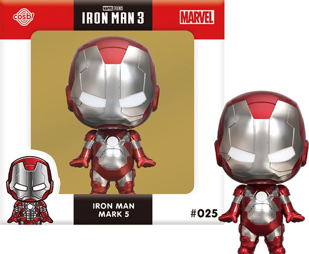 Коллекция Marvel от Косби Железный Человек Марк V из фильма Железный Человек примерно 8 см CBX064 #025 3, фигурка без масштаба, красная, высокая,