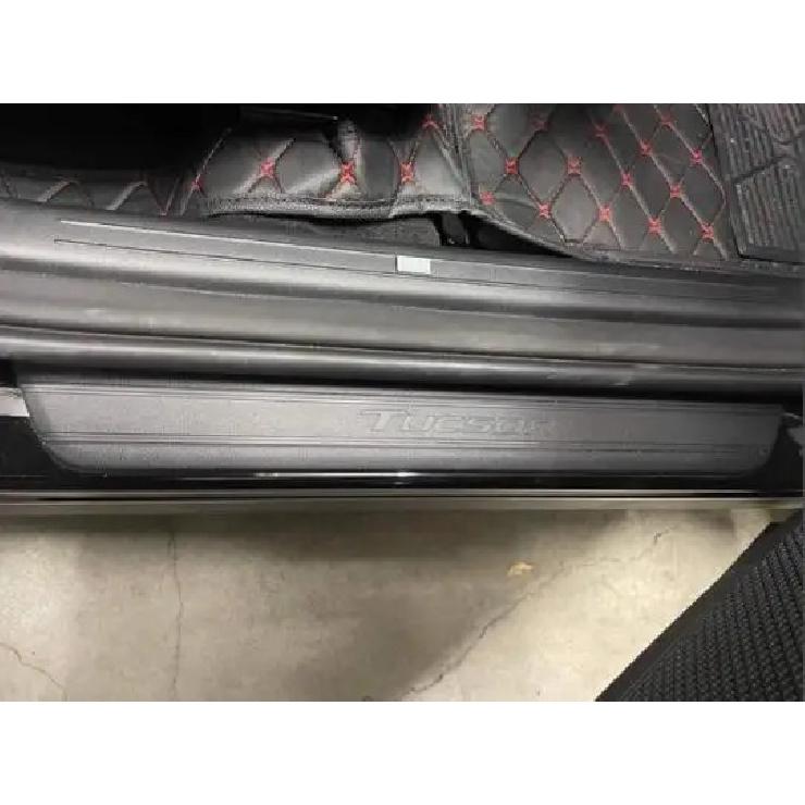 Auto scuff plate, door sill plate threshhold for hyundai tucson 2021-2025,car accessories,4pcs/set.