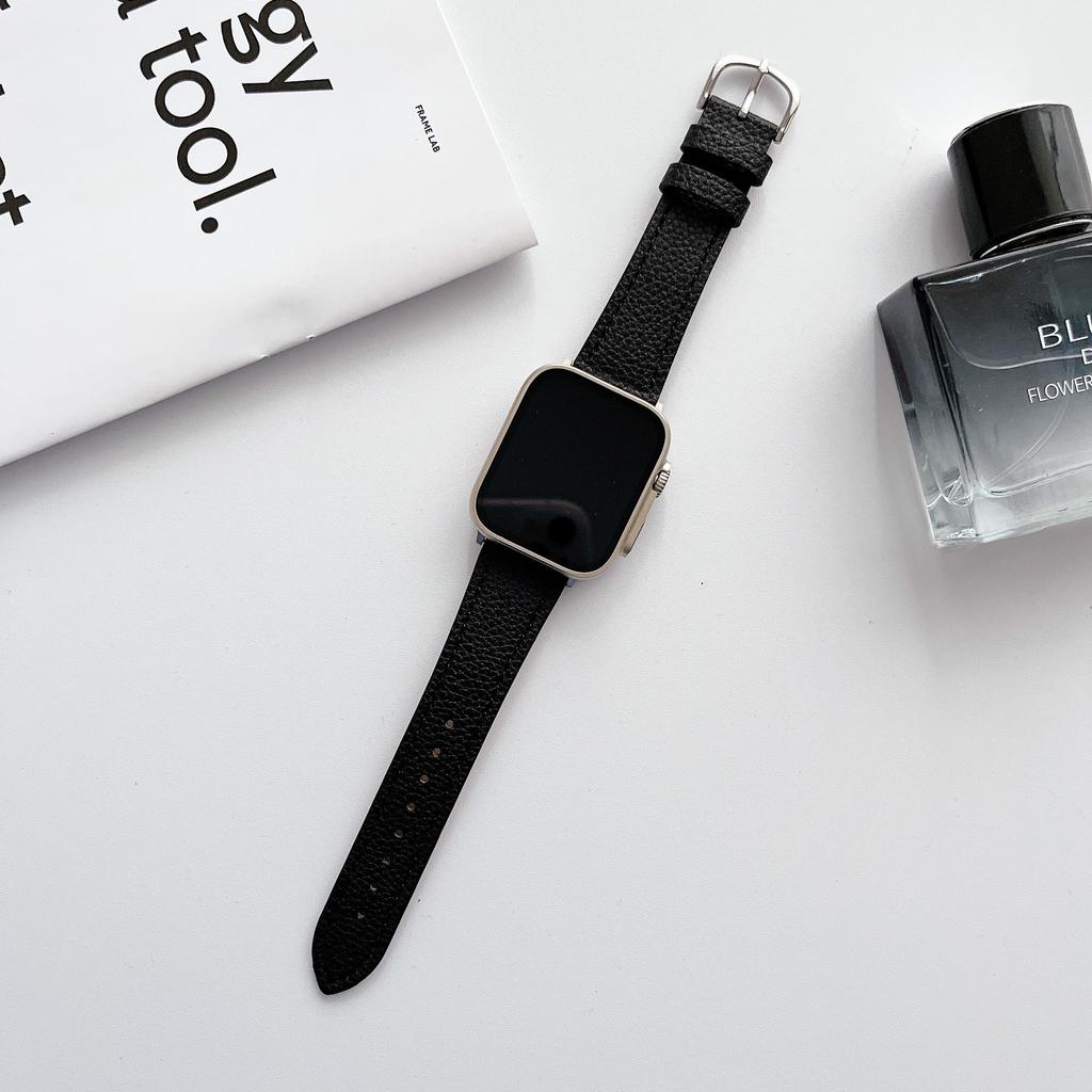 Ремешок из натуральной кожи для iWatch Band 45 мм, 44 мм, 42 мм, 49 мм, модные аксессуары для умных часов для iWatch Ultar 8, 7, 6