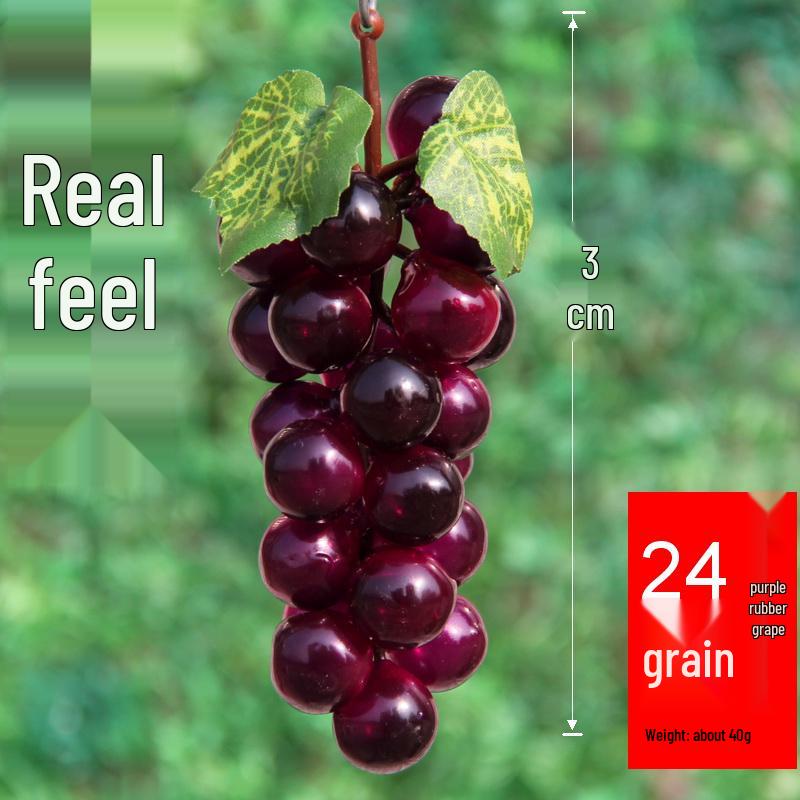 Большая декоративная виноградная лоза с листьями - Искусственная гирлянда с фруктами для стены, потолка или трубы с зелеными листьями деревьев