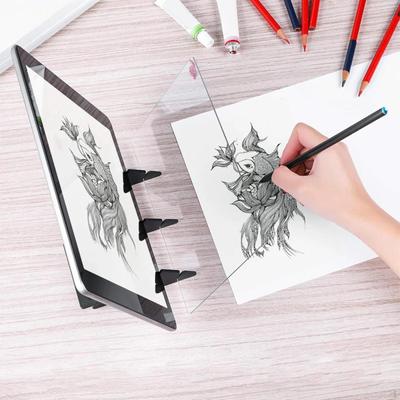 DIY Рисунок Tracing Pad Оптическая линия Живопись Копировальная доска Панель Отражение Эскиз с