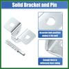 Motoforti 2 Set Door Check Bracket and Pin for Jeep Cherokee 1984-2001 55002361 2 Door Check Arm Assembly Repair Set on Driver Passenger Side Door
