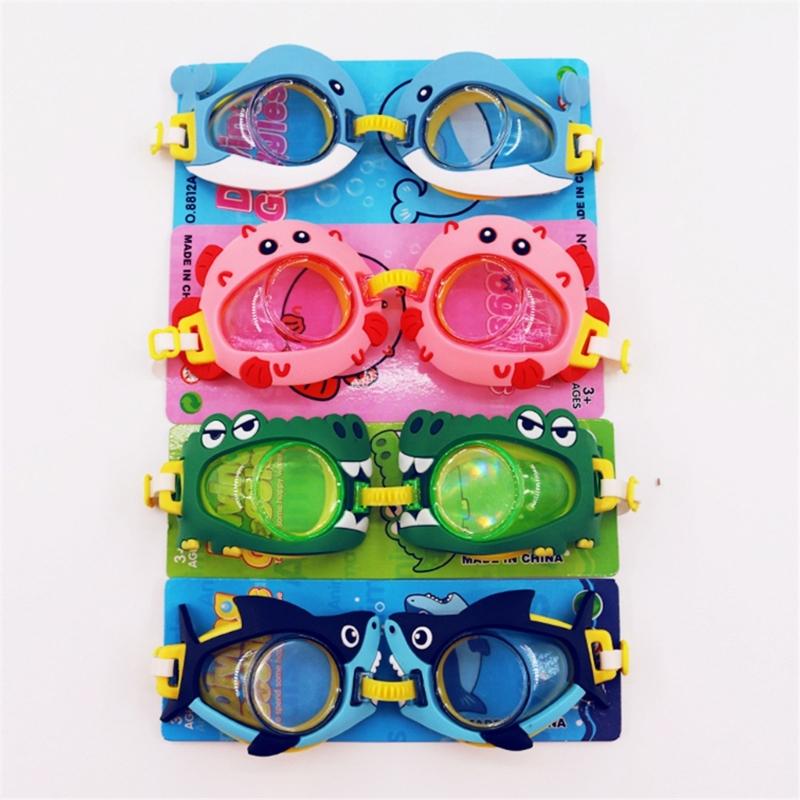 Comfortable Swim Glasses AntiFogs AntiUV Kids Swimming Goggles for Toddlers Kids