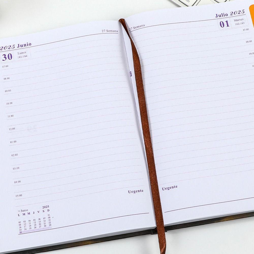 Список дел 2025 блокнот А5 портативный планировщик расписания офисный рабочий планер школьные принадлежности