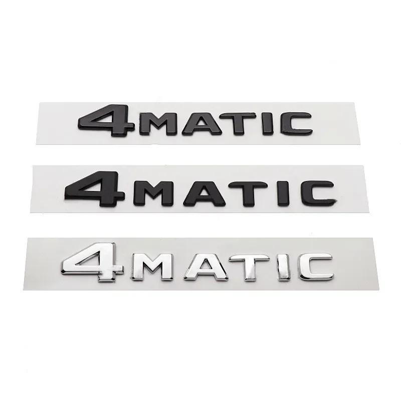 Mcnky6 3D ABS Буквы на Автомобиль Задний Багажник 4Matic Логотип Шильдик Наклейки Значок Для Mercedes ML 320 CDI C300 GLK 220 E350 R350 GLA GLC 300 250