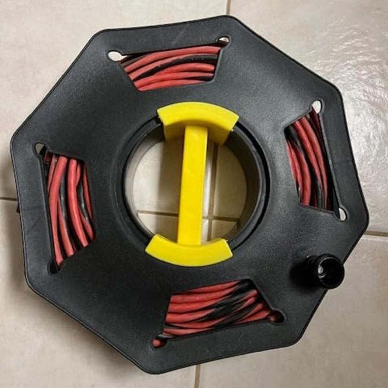 Портативные ручные органайзеры для кабельных катушек, легкие катушки для хранения проводов, диски для намотки лески, роликовые тарелки для лески