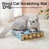 Whack-a-Mole Cat Toy 3-in-1 Scratching Cardboard Interactive Cat Scratcher Board with Whack A Mole for Indoor Cats