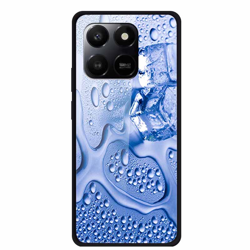 Glass Case For Honor X7d Play 10T 5G Case Soft Bumper Hard Tempered Glass Back Cover For Honor 400 Smart 2025 Phone Cases Fundas