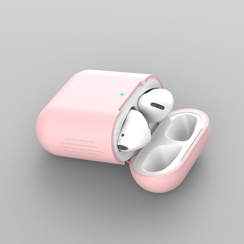 AirPods Silicone Protective Case for Apple 1/2 Generation - Universal Wireless Bluetooth Soft Cover