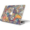 Case for MacBook Pro 14 Inch M4 M3 M2 M1 Pro/Max 2024 2023 2021, Slim Hard Protection Stained Glass Pattern