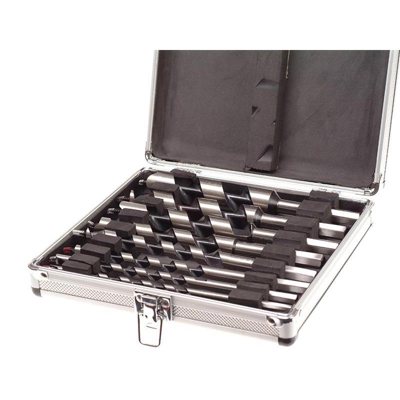 Faithfull Combination Wood Auger Bit Set, 8 Piece