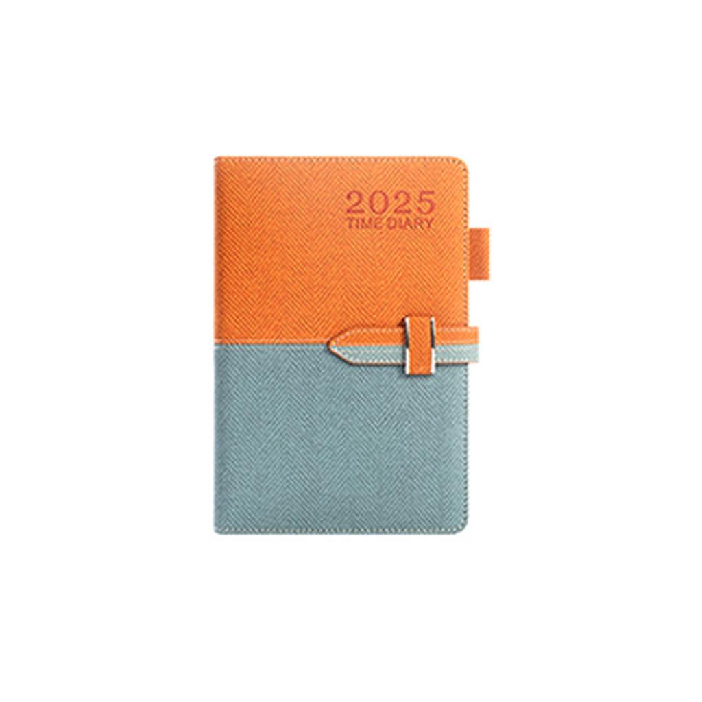 Календарь 2025, 365-дневный планировщик, блокнот с ручным управлением для эффективного использования времени и ремешками