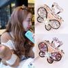 Fashion Women Gifts Crystal Rhinestone Claw Barrette Hair Clip Claw Mini Butterfly Hairpins