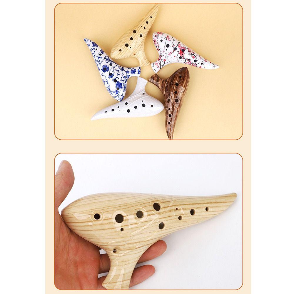 Small Size Ocarina Instrument Alto C Tone ABS Resin Ocarina Portable 12 Hole Ocarina Beginner