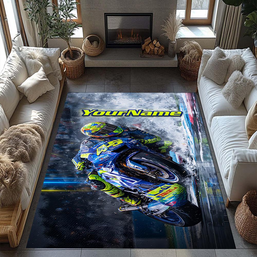 Doctor46 Customize Text Floor Mat Suitable For Decorate Room Foyer Kitchen Balcony Antislip Rug Decorate Offices Spiritual Gift